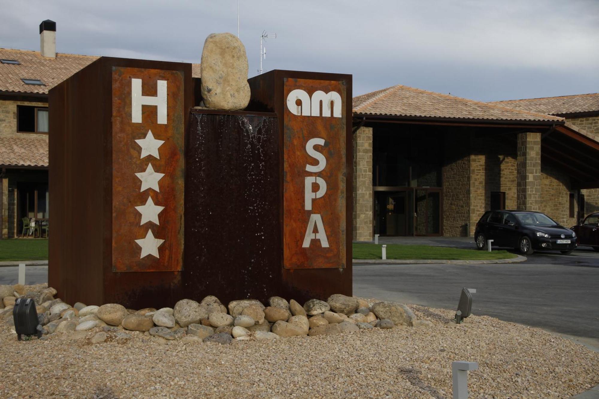 Hotel Spa Aguas De Los Mallos Murillo de Gallego Bagian luar foto