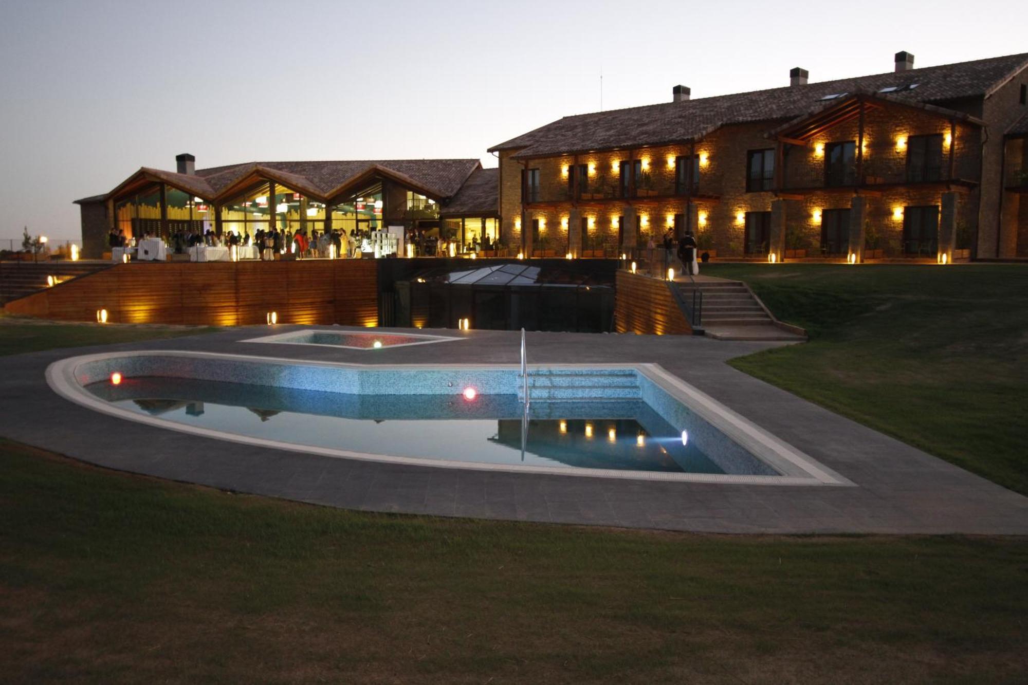 Hotel Spa Aguas De Los Mallos Murillo de Gallego Bagian luar foto